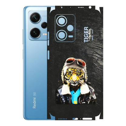 Xiaomi Redmi Phone Skins (All Models) - Rider Tiger - 3D Embossed Finish (L-113) Redmi Note 12 Pro Plus 5G