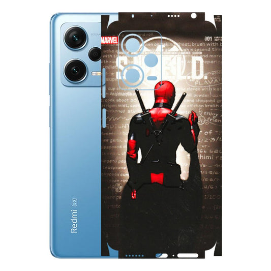 Xiaomi Redmi Phone Skins (All Models) - Deadpool - 3D Embossed Finish (L-56) Redmi Note 12 Pro Plus 5G