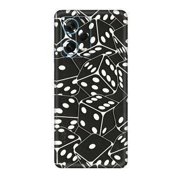 Xiaomi Redmi Phone Skins (All Models) - Big Black Dices - 3D Embossed Finish (L-106) Redmi Note 12 Pro Plus 5G