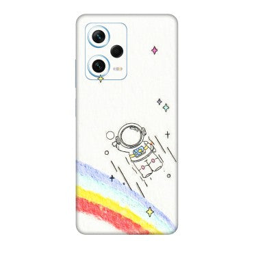 Xiaomi Redmi Phone Skins (All Models) - Milkyway Astronaut - 3D Embossed Finish (L-110) Redmi Note 12 Pro Plus 5G
