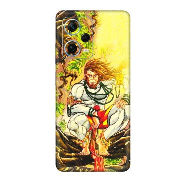 Xiaomi Redmi Phone Skins (All Models) - Lord Hanuman - 3D Embossed Finish (L-152) Redmi Note 12 Pro Plus 5G