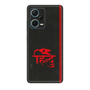 Xiaomi Redmi Phone Skins (All Models) - Hindu Black - 3D Embossed Finish (L-153) Redmi Note 12 Pro Plus 5G