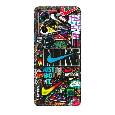 Xiaomi Redmi Phone Skins (All Models) - Just Do It Doodles - 3D Embossed Finish (L-166) Redmi Note 12 Pro Plus 5G