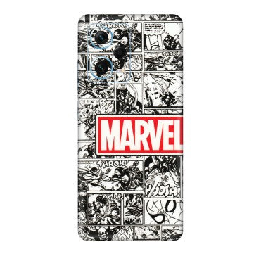 Xiaomi Redmi Phone Skins (All Models) - Marvel Comic - 3D Embossed Finish (L-171) Redmi Note 12 Pro Plus 5G