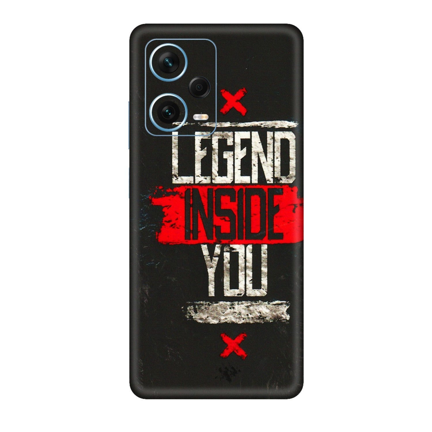Xiaomi Redmi Phone Skins (All Models) - Legend Inside You - 3D Embossed Finish (L-186) Redmi Note 12 Pro Plus 5G