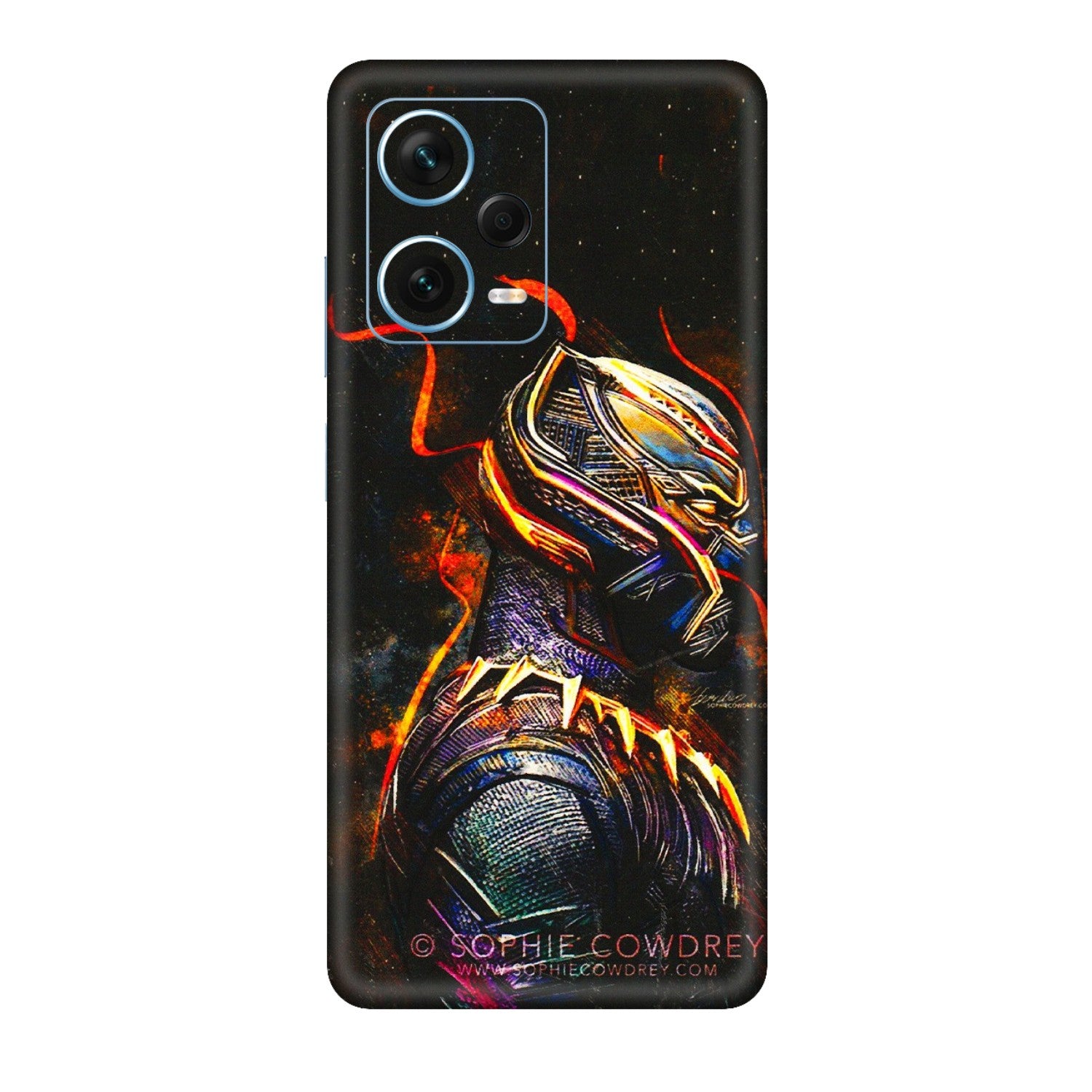 Xiaomi Redmi Phone Skins (All Models) - Black Panther - 3D Embossed Finish (L-190) Redmi Note 12 Pro Plus 5G