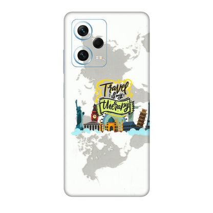 Xiaomi Redmi Phone Skins (All Models) - Travel Therapy - 3D Embossed Finish (L-199) Redmi Note 12 Pro Plus 5G