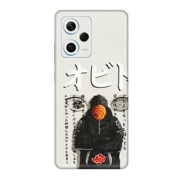 Xiaomi Redmi Phone Skins (All Models) - Obito Anime Eye - 3D Embossed Finish (L-19) Redmi Note 12 Pro Plus 5G
