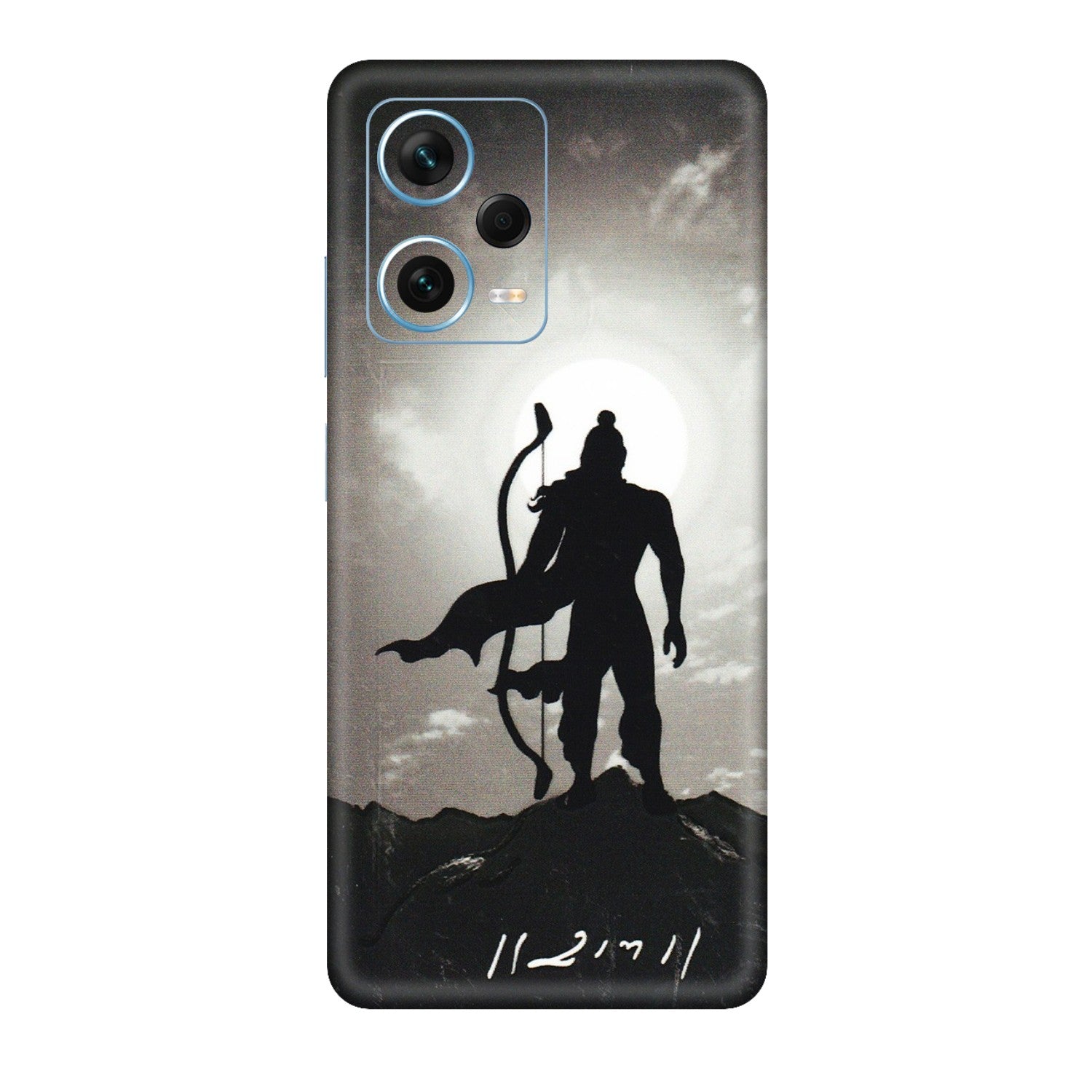 Xiaomi Redmi Phone Skins (All Models) - Jai Siya Ram - 3D Embossed Finish (L-200) Redmi Note 12 Pro Plus 5G