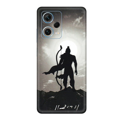 Xiaomi Redmi Phone Skins (All Models) - Jai Siya Ram - 3D Embossed Finish (L-200) Redmi Note 12 Pro Plus 5G