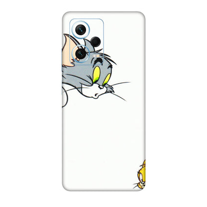 Xiaomi Redmi Phone Skins (All Models) - Cute Tom And Jerry - 3D Embossed Finish (L-220) Redmi Note 12 Pro Plus 5G