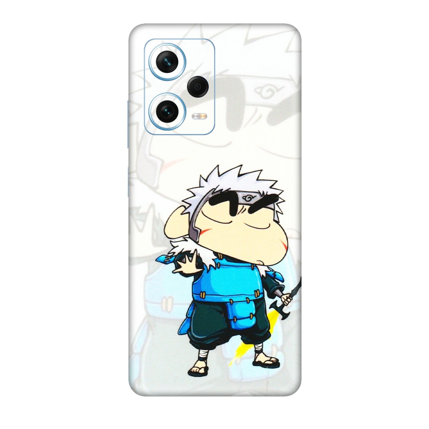 Xiaomi Redmi Phone Skins (All Models) - Angry Young Shinchan - 3D Embossed Finish (L-226) Redmi Note 12 Pro Plus 5G