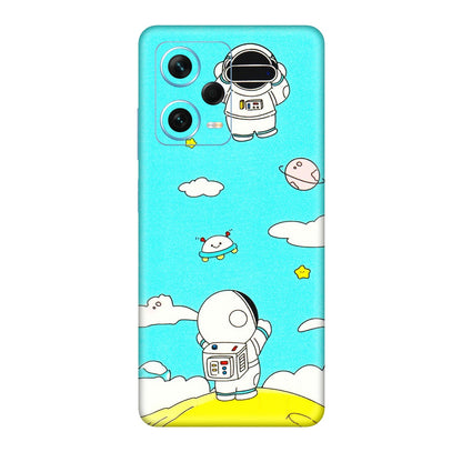 Xiaomi Redmi Phone Skins (All Models) - Blue Skies Astro Float - 3D Embossed Finish (L-230) Redmi Note 12 Pro Plus 5G