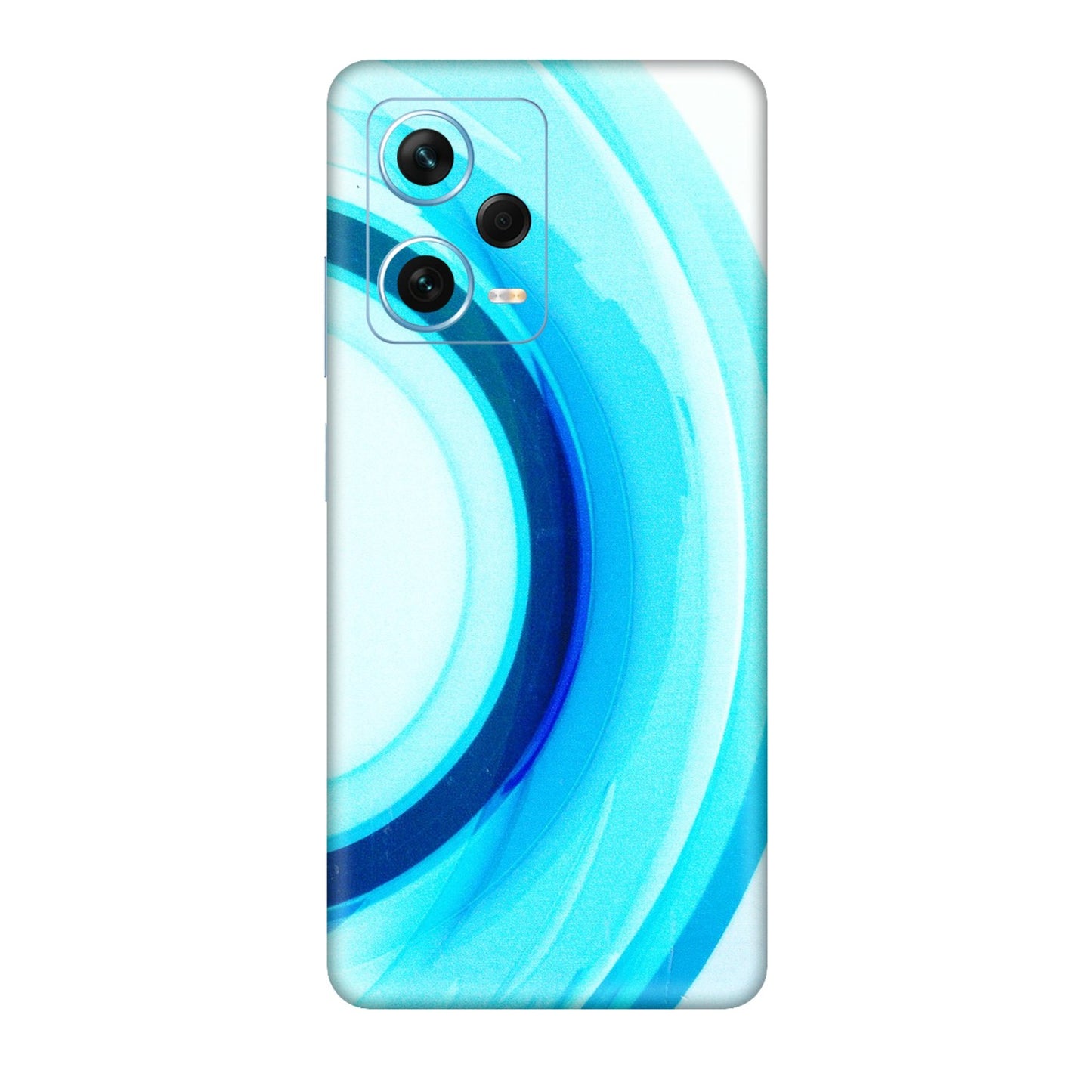Xiaomi Redmi Phone Skins (All Models) - The Blue Curve - 3D Embossed Finish (L-244) Redmi Note 12 Pro Plus 5G