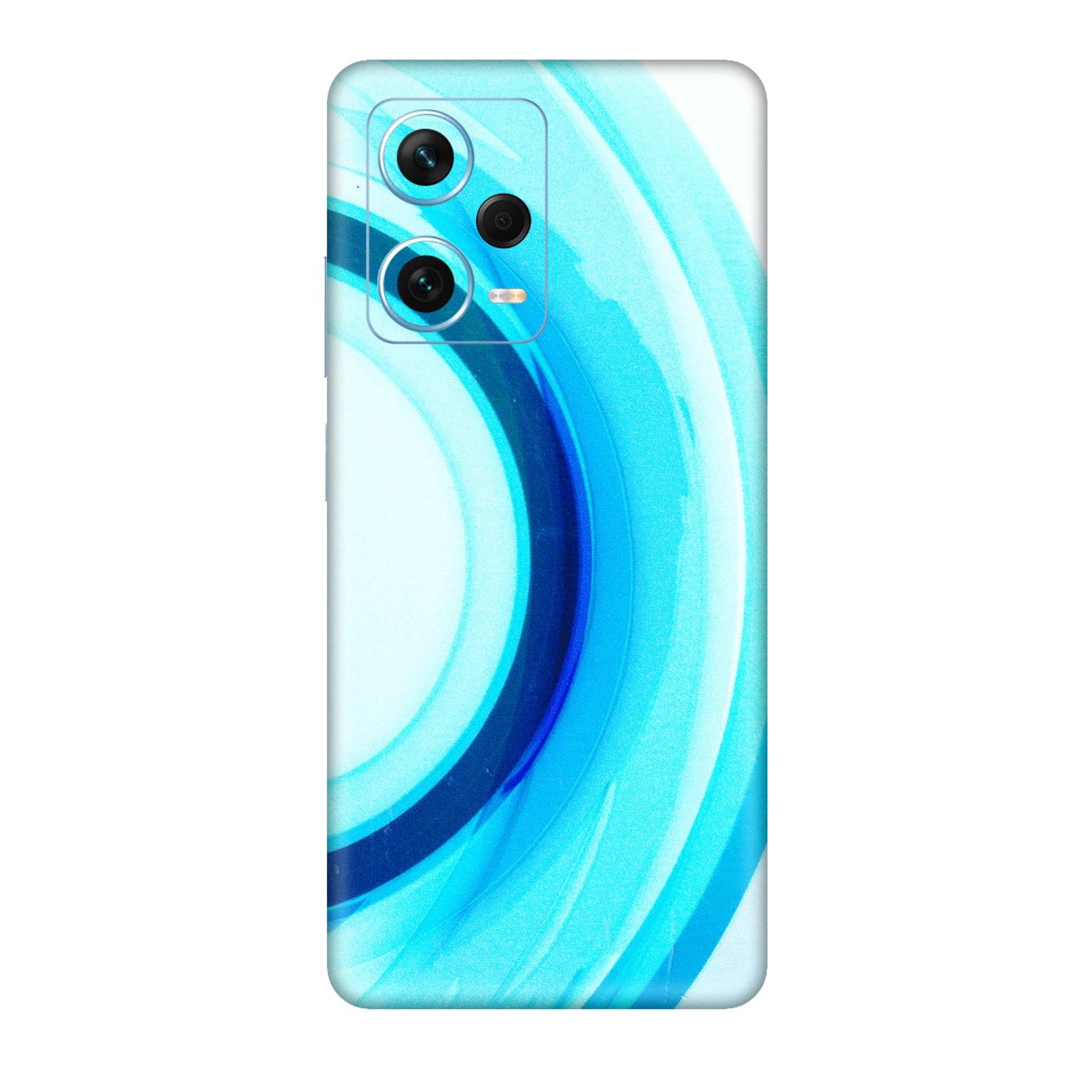 Xiaomi Redmi Phone Skins (All Models) - The Blue Curve - 3D Embossed Finish (L-244) Redmi Note 12 Pro Plus 5G