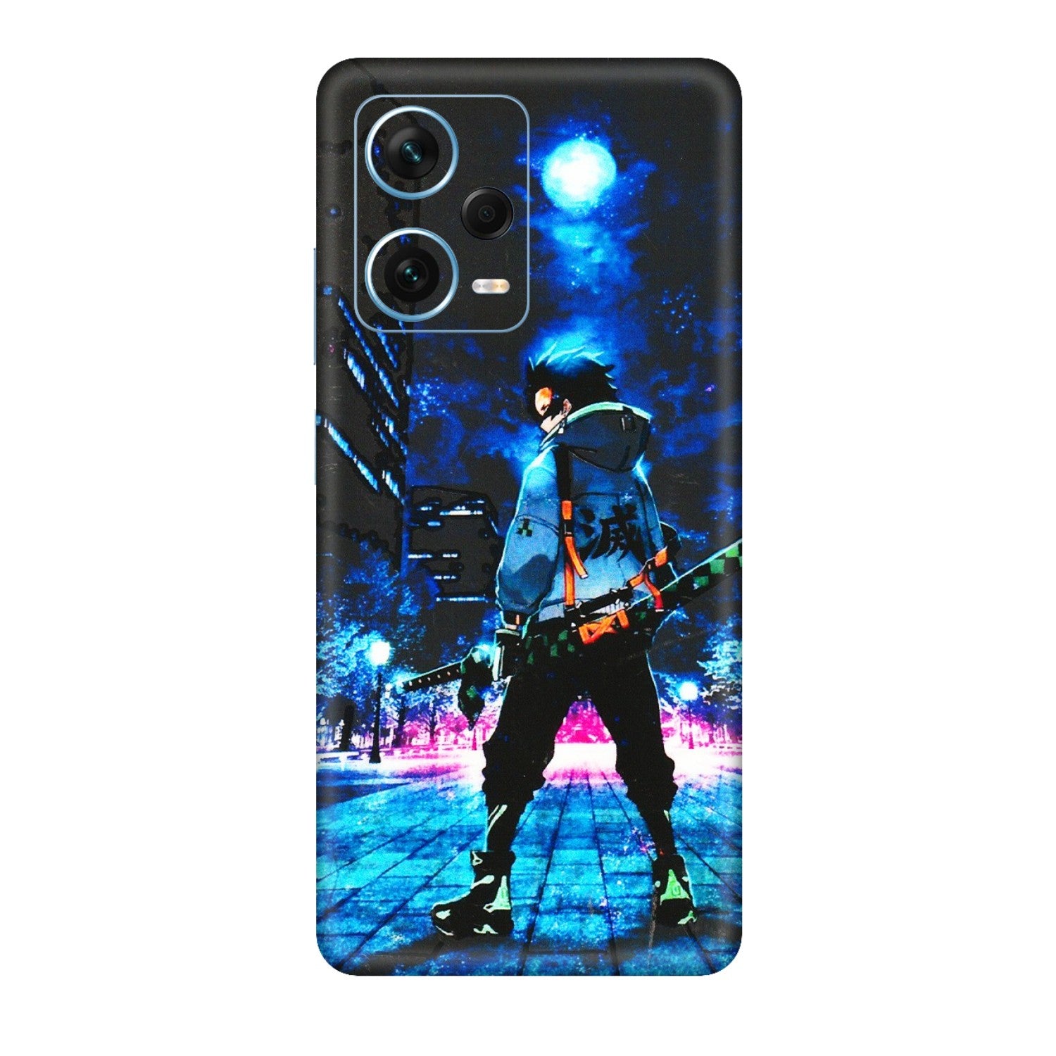 Xiaomi Redmi Phone Skins (All Models) - Demon Slayer Sword - 3D Embossed Finish (L-247) Redmi Note 12 Pro Plus 5G