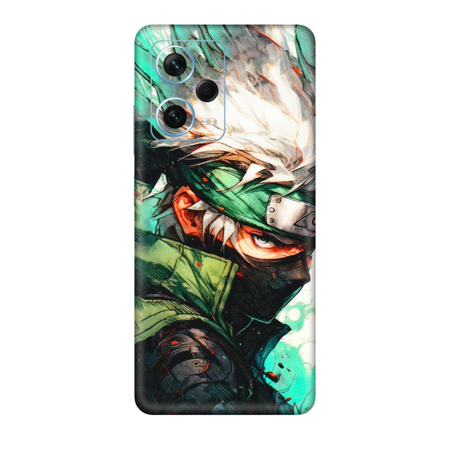 Xiaomi Redmi Phone Skins (All Models) - Kakashi Side Profile - 3D Embossed Finish (L-249) Redmi Note 12 Pro Plus 5G