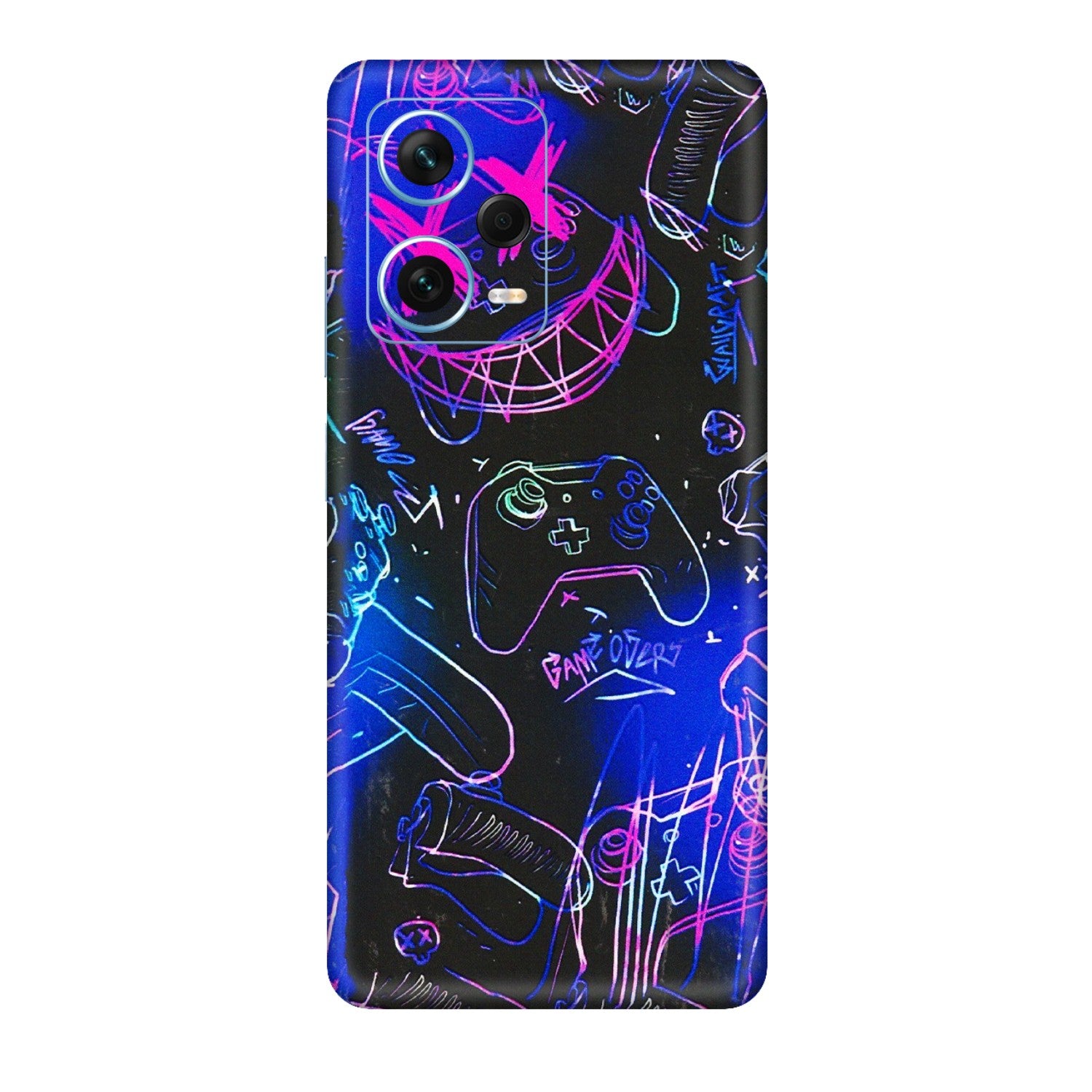 Xiaomi Redmi Phone Skins (All Models) - Gamers Paradise - 3D Embossed Finish (L-258) Redmi Note 12 Pro Plus 5G