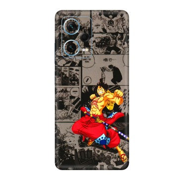 Xiaomi Redmi Phone Skins (All Models) - One Piece Rocket Punch Manga - 3D Embossed Finish (L-25) Redmi Note 12 Pro Plus 5G