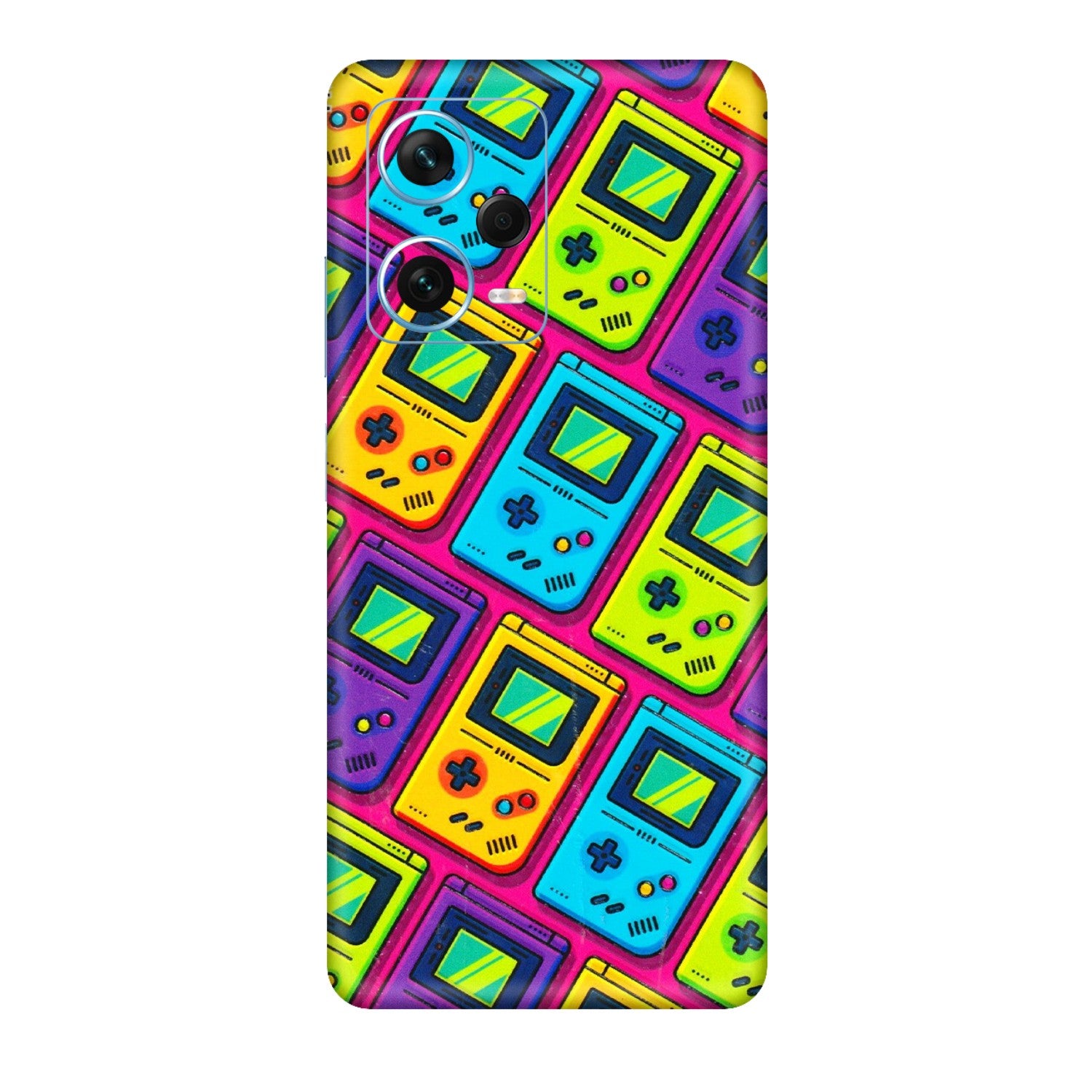 Xiaomi Redmi Phone Skins (All Models) - Gameboy Colourful - 3D Embossed Finish (L-266) Redmi Note 12 Pro Plus 5G