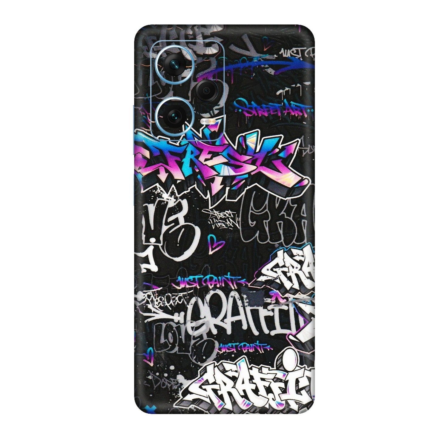 Xiaomi Redmi Phone Skins (All Models) - Graffiti Killer - 3D Embossed Finish (L-274) Redmi Note 12 Pro Plus 5G