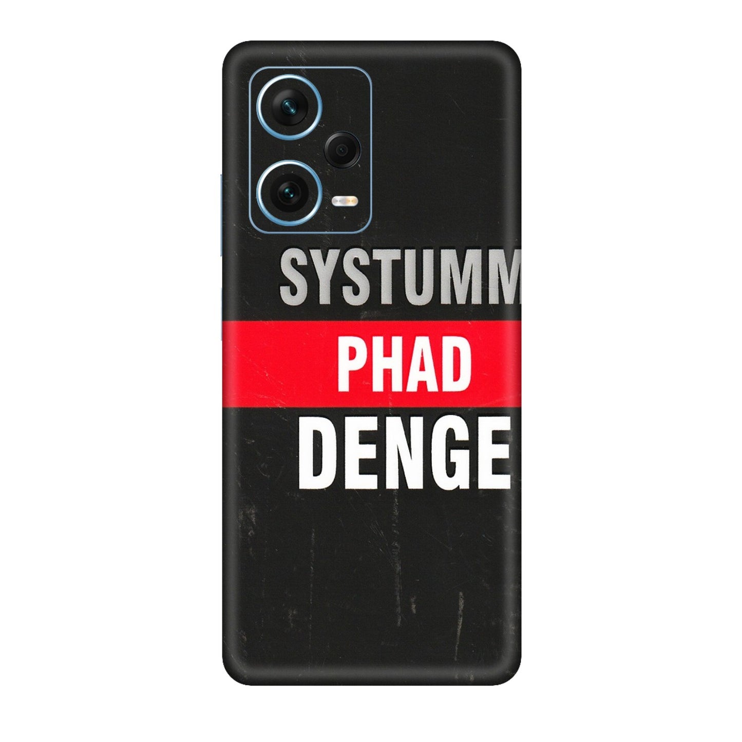 Xiaomi Redmi Phone Skins (All Models) - Systumm Phad Denge - 3D Embossed Finish (L-278) Redmi Note 12 Pro Plus 5G