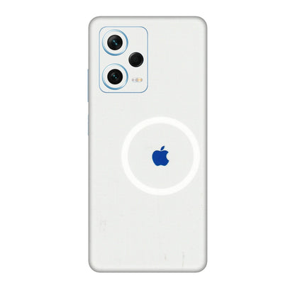 Xiaomi Redmi Phone Skins (All Models) - iPhone Magsafe Logo - 3D Embossed Finish (L-320) Redmi Note 12 Pro Plus 5G