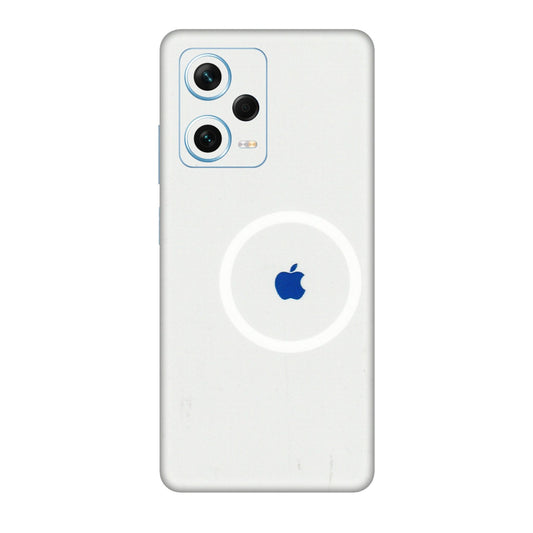 Xiaomi Redmi Phone Skins (All Models) - iPhone Magsafe Logo - 3D Embossed Finish (L-320) Redmi Note 12 Pro Plus 5G
