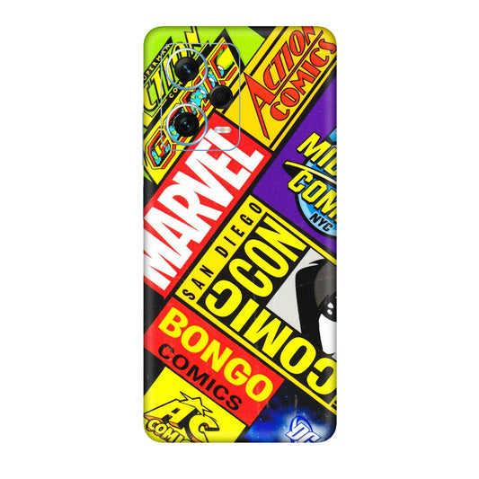 Xiaomi Redmi Phone Skins (All Models) - Bongo Comic Con - 3D Embossed Finish (L-325) Redmi Note 12 Pro Plus 5G