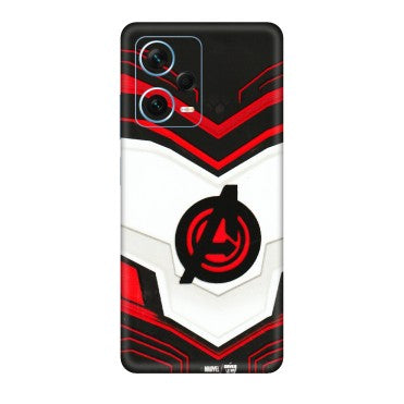 Xiaomi Redmi Phone Skins (All Models) - Avengers Logo - 3D Embossed Finish (L-55) Redmi Note 12 Pro Plus 5G