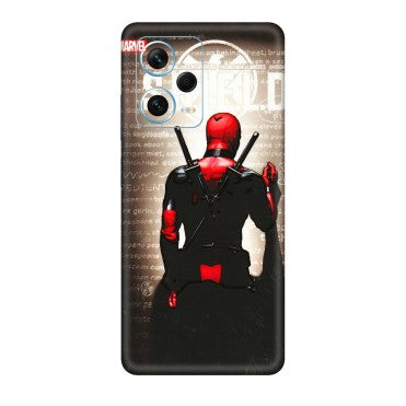 Xiaomi Redmi Phone Skins (All Models) - Deadpool - 3D Embossed Finish (L-56) Redmi Note 12 Pro Plus 5G