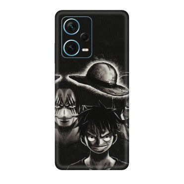 Xiaomi Redmi Phone Skins (All Models) - Black Luffy Hat - 3D Embossed Finish (L-57) Redmi Note 12 Pro Plus 5G