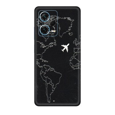 Xiaomi Redmi Phone Skins (All Models) - Never Ending Travel - 3D Embossed Finish (L-79) Redmi Note 12 Pro Plus 5G