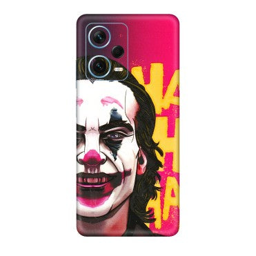 Xiaomi Redmi Phone Skins (All Models) - Joker Evil Laugh - 3D Embossed Finish (L-97) Redmi Note 12 Pro Plus 5G