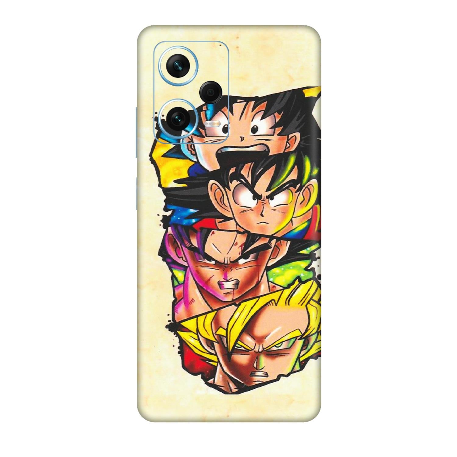 Xiaomi Redmi Phone Skins (All Models) - Angry Multi Anime - Matte Finish (M-113) Redmi Note 12 Pro Plus 5G