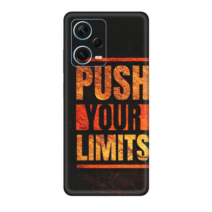Xiaomi Redmi Phone Skins (All Models) - Push Your Limits - Matte Finish (M-118) Redmi Note 12 Pro Plus 5G