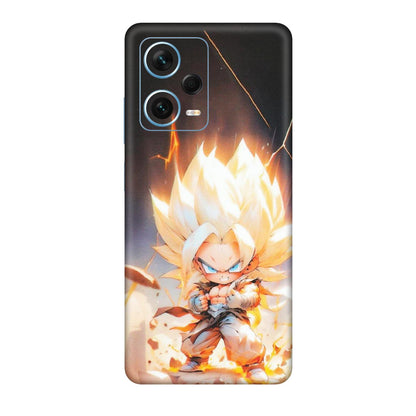 Xiaomi Redmi Phone Skins (All Models) - Goku Dragon Cute Anime - Matte Finish (M-131) Redmi Note 12 Pro Plus 5G