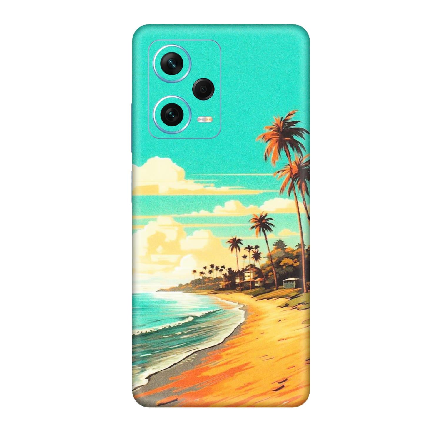 Xiaomi Redmi Phone Skins (All Models) - Miami Beach - Matte Finish (M-136) Redmi Note 12 Pro Plus 5G