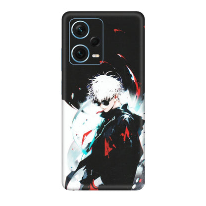 Xiaomi Redmi Phone Skins (All Models) - Gojo Powerful Charater Kaisen Anime - Matte Finish (M-144) Redmi Note 12 Pro Plus 5G