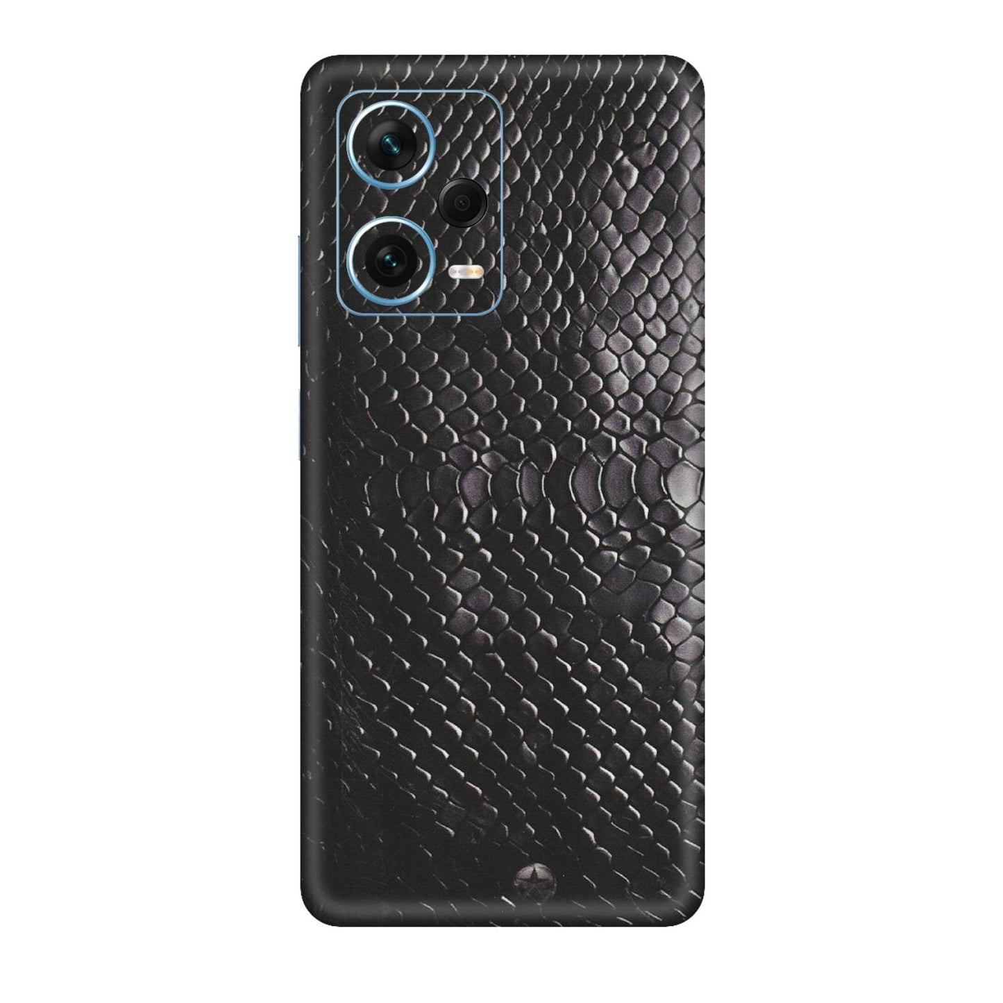 Xiaomi Redmi Phone Skins (All Models) - Black Snack Leather - Matte Finish (M-147) Redmi Note 12 Pro Plus 5G