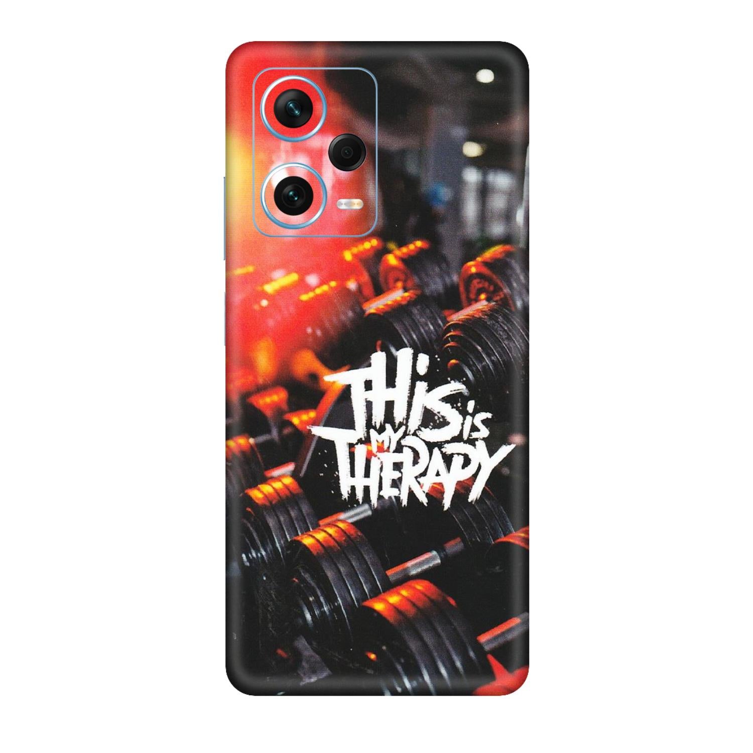 Xiaomi Redmi Phone Skins (All Models) - GYM Lover Therapy - Matte Finish (M-160) Redmi Note 12 Pro Plus 5G