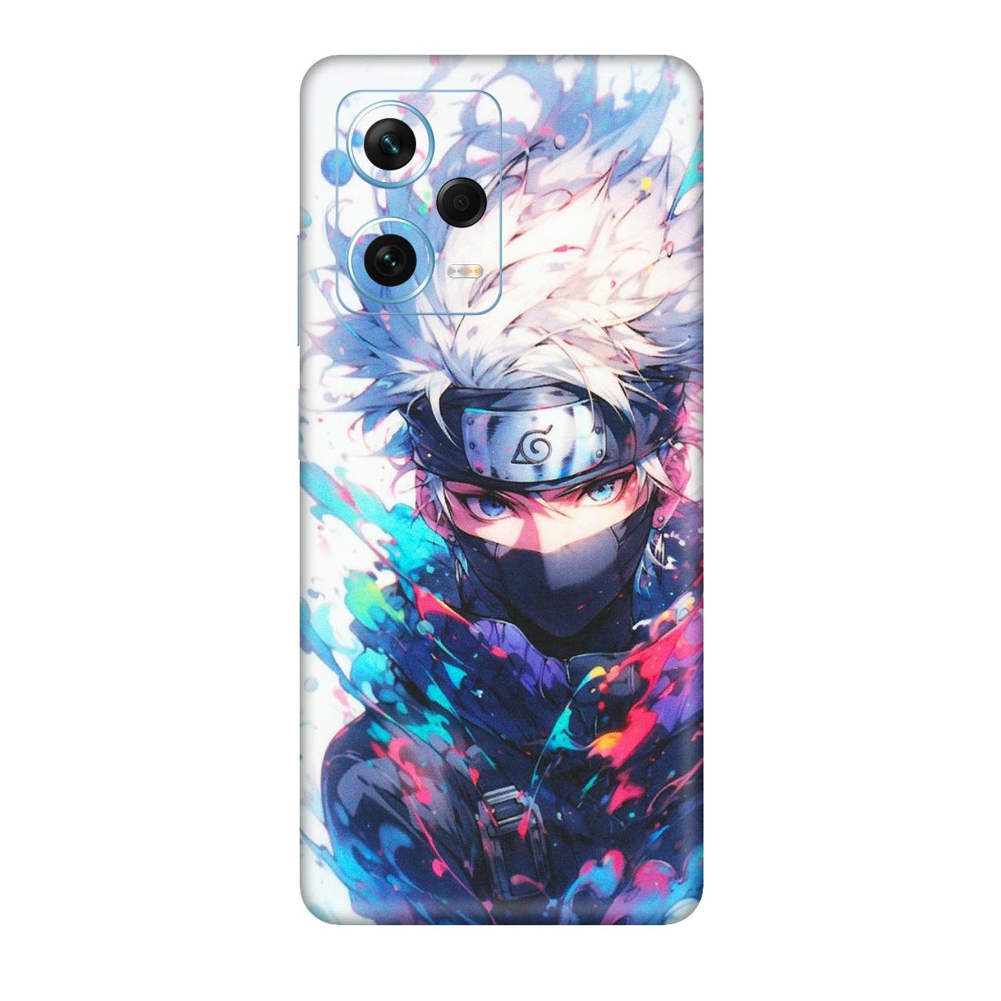 Xiaomi Redmi Phone Skins (All Models) - Naruto Face Mask - Matte Finish (M-03) Redmi Note 12 Pro Plus 5G