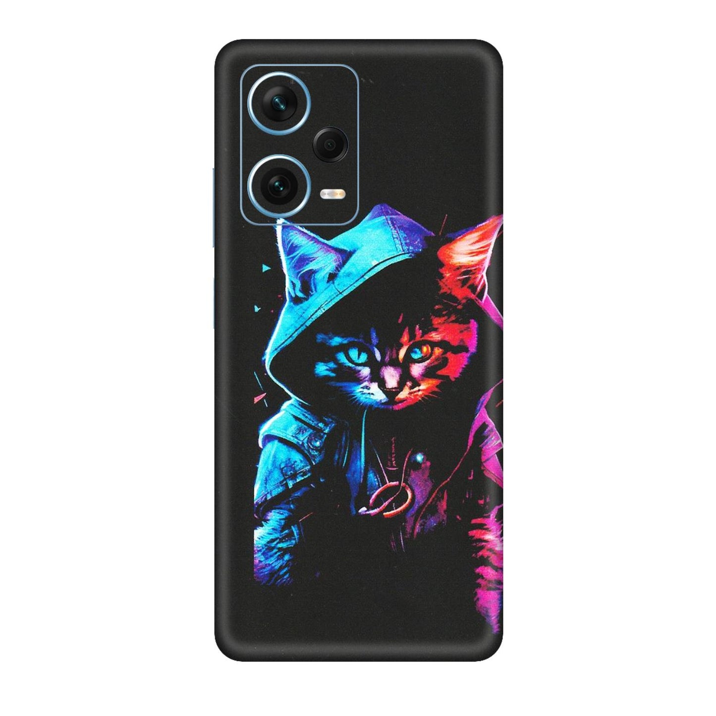 Xiaomi Redmi Phone Skins (All Models) - Cyberpunk Cat - Matte Finish (M-45) Redmi Note 12 Pro Plus 5G