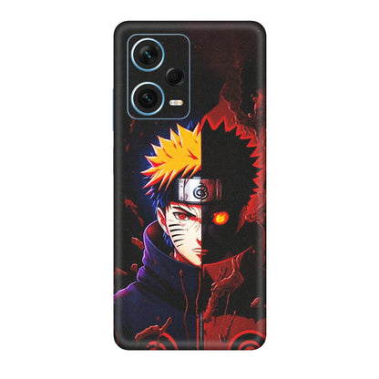 Xiaomi Redmi Phone Skins (All Models) - Naruto X Evil - Matte Finish (M-70) Redmi Note 12 Pro Plus 5G