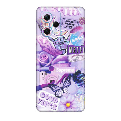 Xiaomi Redmi Phone Skins (All Models) - Supreme Purple Magic - Matte Finish (M-88) Redmi Note 12 Pro Plus 5G