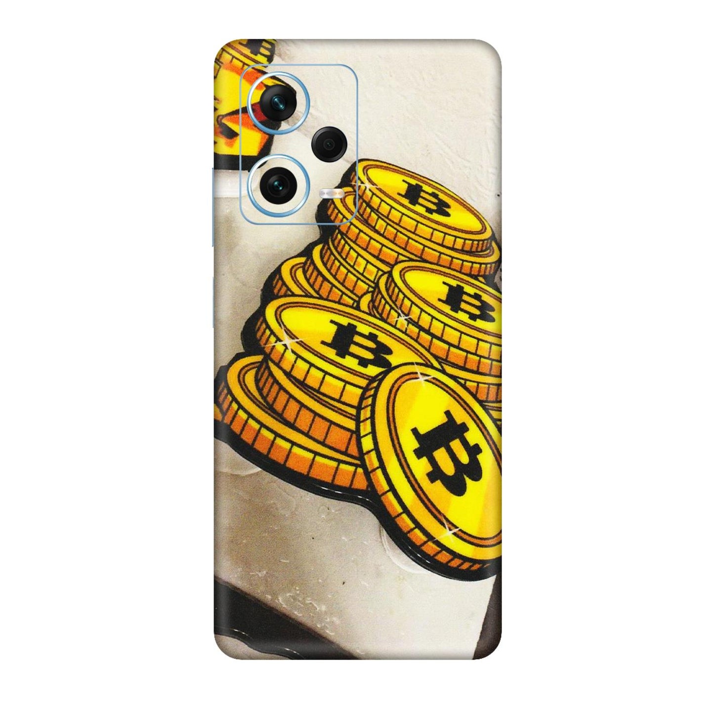Xiaomi Redmi Phone Skins (All Models) - Billionaire Bitcoin Collection - Matte Finish (M-92) Redmi Note 12 Pro Plus 5G
