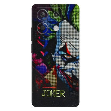 Xiaomi Redmi Phone Skins (All Models) - Joker Dot Matrix - 3D Embossed Finish (L-08) Redmi Note 13 5G