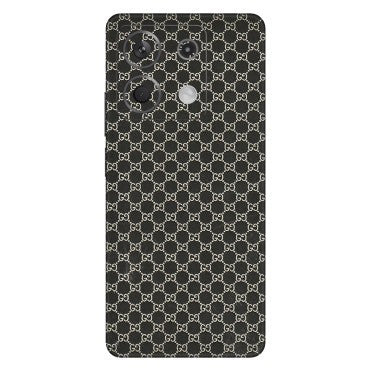 Xiaomi Redmi Phone Skins (All Models) - Black G Print - 3D Embossed Finish (L-109) Redmi Note 13 5G