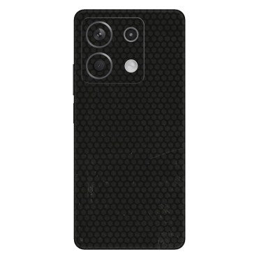 Xiaomi Redmi Phone Skins (All Models) - Black honeycomb - 3D Embossed Finish (L-114) Redmi Note 13 5G