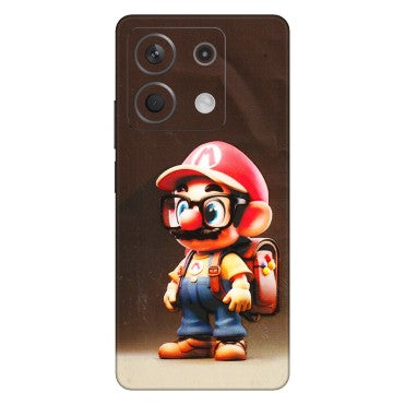 Xiaomi Redmi Phone Skins (All Models) - Little Mario - 3D Embossed Finish (L-119) Redmi Note 13 5G